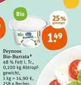 tegut Peynoos bio-burrata Angebot