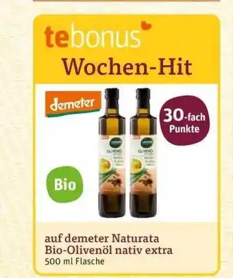 tegut Demeter naturata bio-olivenöl nativ extra Angebot