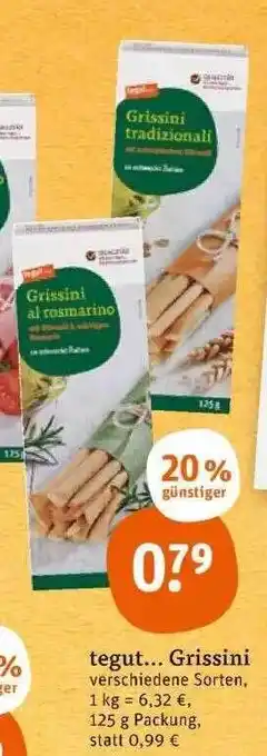 tegut Grissini Angebot