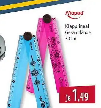 Pfennigpfeiffer Maped klapplineal Angebot