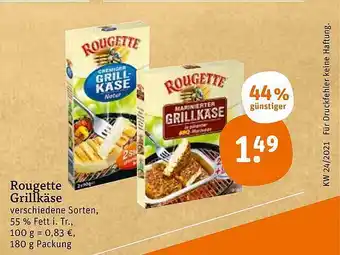 tegut Rougette Grillkäse 180g Angebot