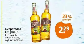 tegut Desperados Original 0,65L Angebot