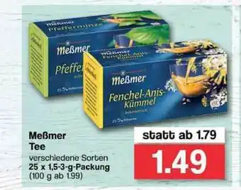 Famila Nord West Meßmer Tee 25x1,5-3g Angebot