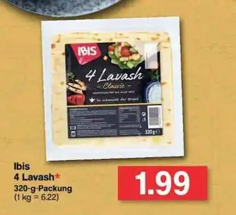 Famila Nord West Ibis 4 Lavash 320g Angebot