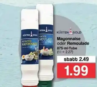 Famila Nord West Küsten Gold Mayonnaise Oder Remoulade 875ml Angebot