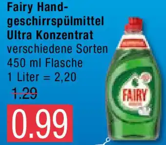 Marktkauf Fairy Handgeschirrspülmittel Ultra Konzentrat 450ml Angebot