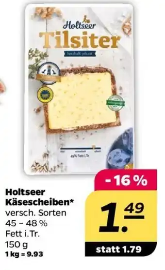 NETTO Holtseer Kasescheiben 150g Angebot