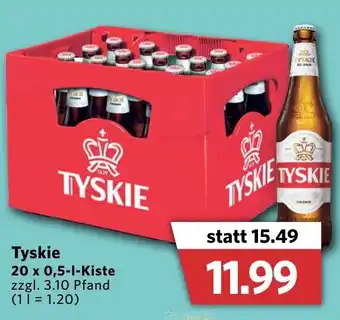 Combi Tyskie 20 x 0.5 L Angebot