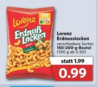 Combi Lorenz Erdnußlocken 150-200g Beutel Angebot