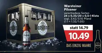 Combi Warsteiner Pilsener 24x0,33L/20x0,5L Angebot