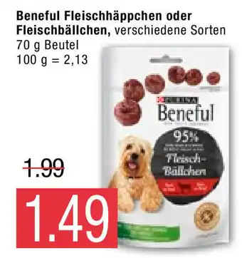 Marktkauf Beneful Fleischhäppchen oder Fleischbällchen 70g Beutel Angebot