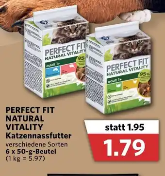 Combi Perfect Fit Natural Vitality Katzennassfutter 6x50g Angebot