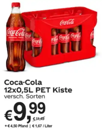 Lösch Depot Coca-Cola 12x0,5L PET Kiste Angebot