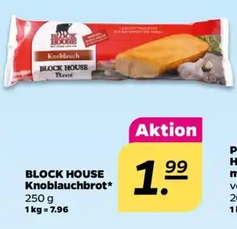 NETTO Block House Knoblauchbrot 250g Angebot