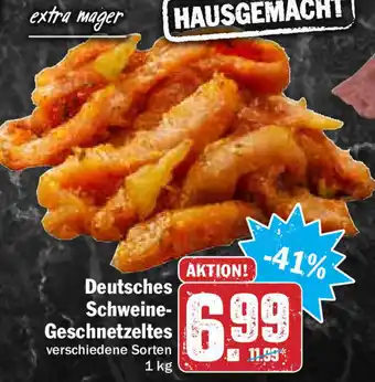 HIT Ullrich Deutsches Schweine-Geschnetzeltes 1kg Angebot