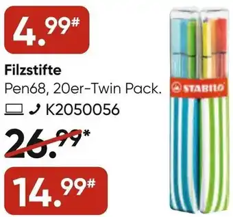 Galeria Stabilo Filzstifte Angebot