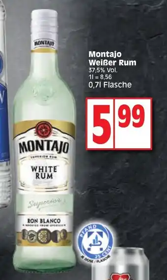 Edeka Montajo Weiser Rum 700ml Angebot