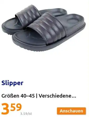 Action Slipper Größe 40-45 Angebot