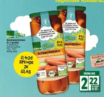 Edeka Edeka Bio Bockwurstchen 400g Angebot