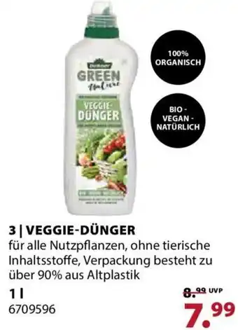 Dehner Veggie Dünger 1 L Angebot