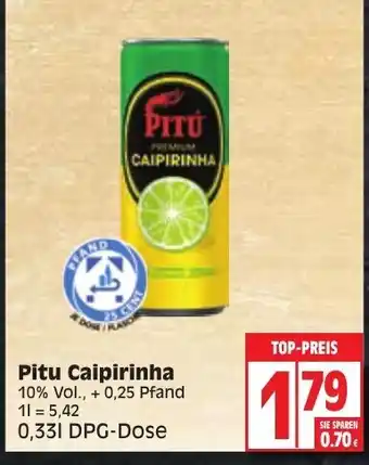 Edeka Pitu Caipirinha 330ml Angebot