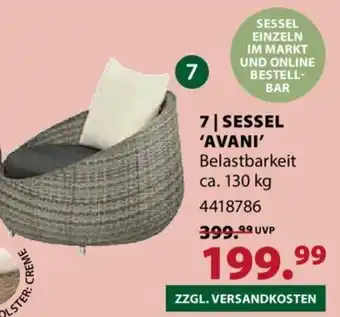 Dehner Sessel Avani Angebot