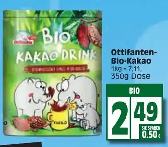 Edeka Ottifanten-Bio-Kakao 350g Angebot