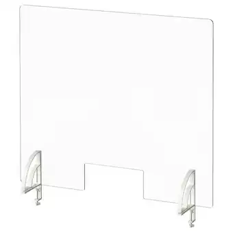 IKEA Anfallszon abschirmung für schreibtisch transparent/weiß Angebot