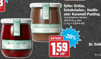 HIT Ullrich Sylter Grütze, Schokoladen, Vanille oder Karamell Pudding 360-375g Angebot