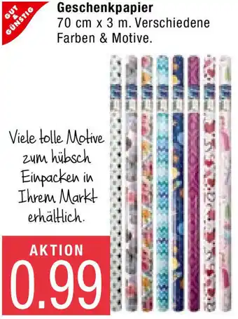 Marktkauf Gut & Günstig Geschenkpapier Angebot