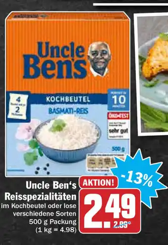 HIT Ullrich Uncle Ben's Reisspezialitäten 500g Angebot