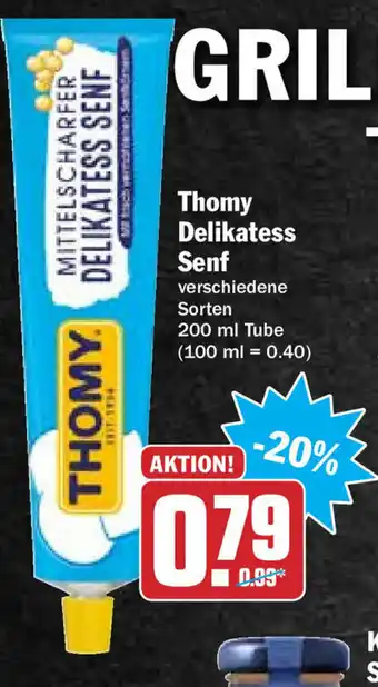 HIT Ullrich Thomy Delikatess Senf 200 ml Tube Angebot