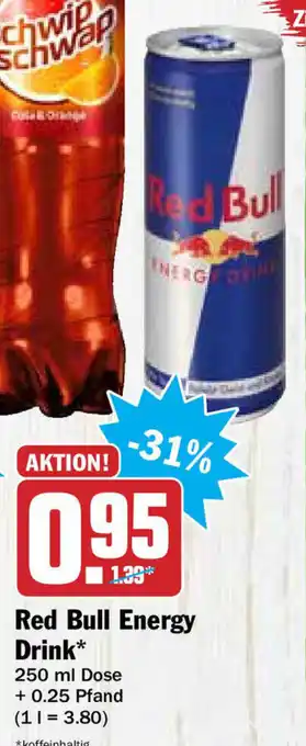 HIT Ullrich Red Bull Energy Drink 250 ml Angebot