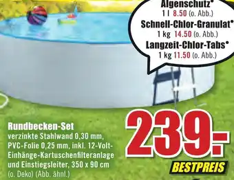 B1 Discount Baumarkt Rundbecken Set Angebot