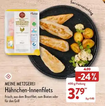 Aldi Nord Meine Metzgerei Hähnchen Innenfilets 400 g Packung Angebot