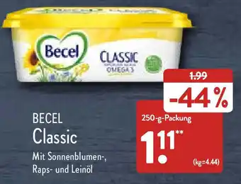 Aldi Nord Becel Classic 250 g Packung Angebot