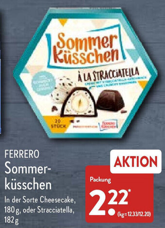 Aldi Nord Ferrero Sommerküsschen 180 g oder 182 g Angebot