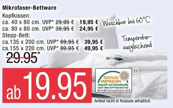 Marktkauf Mikrofaser Bettware Angebot