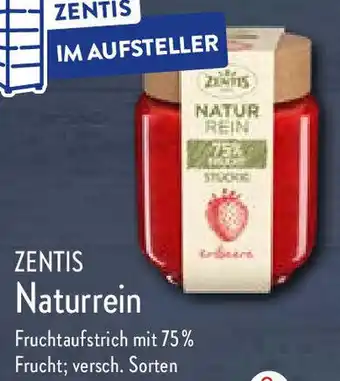 Aldi Nord Zentis Naturrein 200 g Glas Angebot