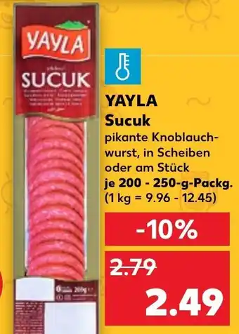 Kaufland Yayla Sucuk 200-250 g Packg. Angebot