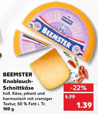 Kaufland Beemster Knoblauch Schnittkäse 100 g Angebot