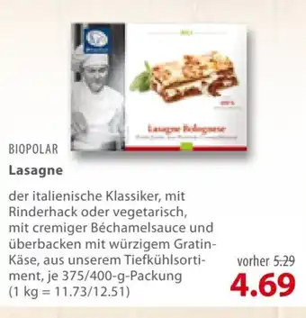 basic Biopolar Lasagne 375-400g Angebot