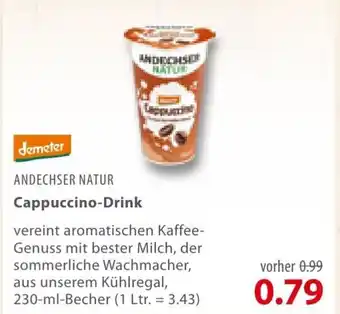 basic Andechser Natur Cappuccino-Drink 230ml Angebot