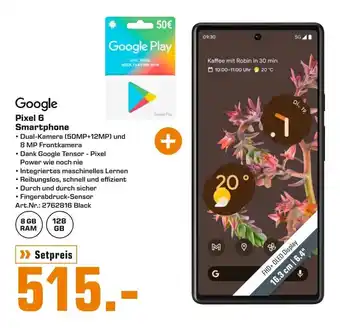 Saturn Google Pixel 6 128Gb Angebot