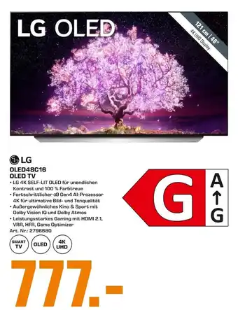 Saturn LG 4K OLED TV 48" | OLED48C16 Angebot