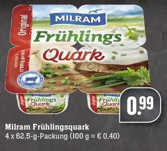 Edeka Milram Frühlingsquark 4 x 62,5g Angebot