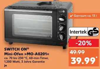 Kaufland Switch On Mini Ofen ,,MO-A0201" Angebot