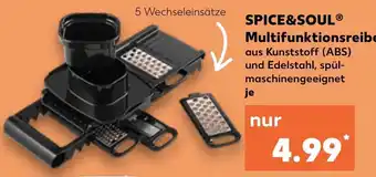 Kaufland Spice&Soul Multifunktionsreibe Angebot