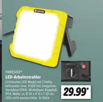 Lidl Parkside led-arbeitsstrahler Angebot