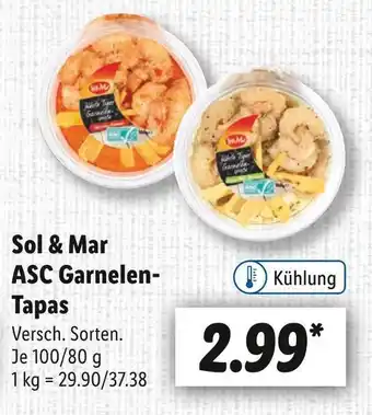 Lidl Sol & mar asc garnelen-tapas Angebot